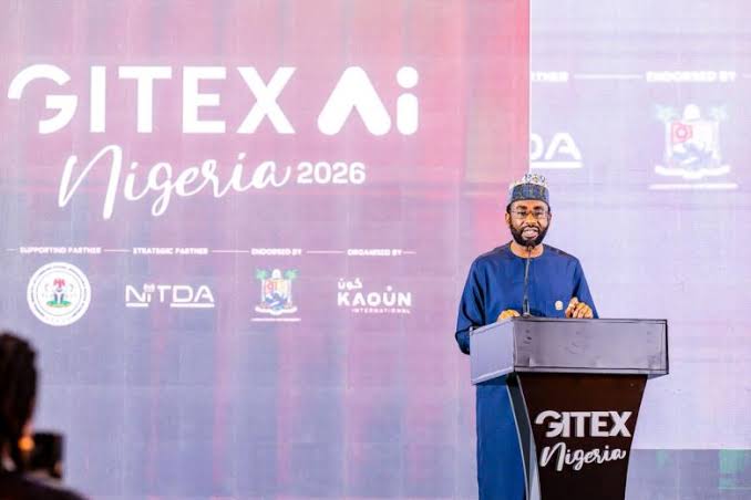 Inuwa speaking in the GITEX Nigeria 2026